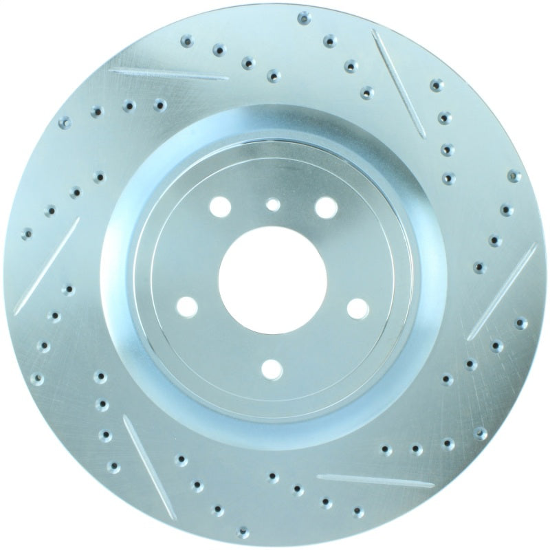 StopTech Select Sport Sport Nissan Slotted and Drilled Front Left Rotor-thumbmail-1