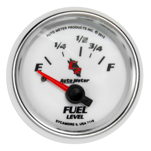 Autometer C2 Gauge Fuel Level 2 1/16in 16e To 158f Elec C2