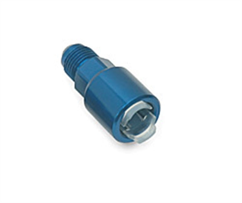 Russell Performance -6 AN male to 3/8in SAE quick-disconnect female (Blue Single)-thumbmail-2