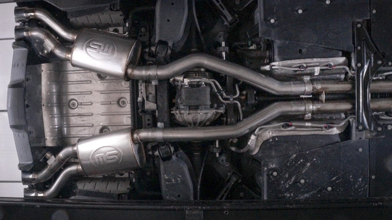 Stainless Works 2016-18 Cadillac CTS-V Sedan Catback System Resonated X-Pipe Dual-Mode Mufflers-thumbmail-11