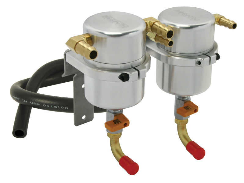 Moroso 06-07 Subaru WRX/04-07 WRX/STi Air/Oil Separator Catch Can - Billet Aluminum-thumbmail-1