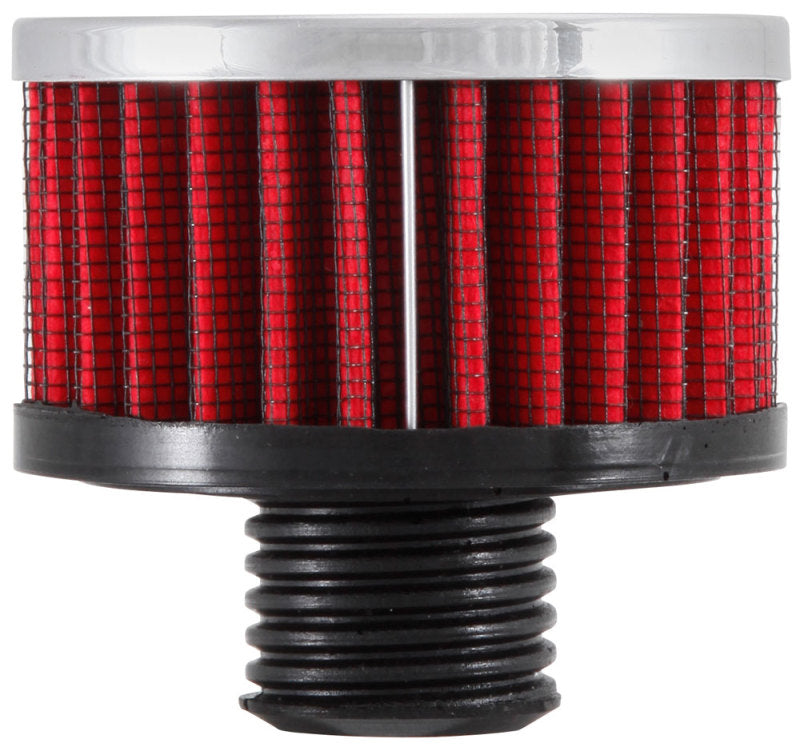 K&N .5in Flange ID x 3in OD x 3.25in H Rubber Base Crankcase Vent Filter-thumbmail-12