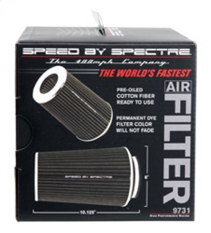 Spectre Adjustable Conical Air Filter 9-1/2in. Tall (Fits 3in. / 3-1/2in. / 4in. Tubes) - Black-thumbmail-20
