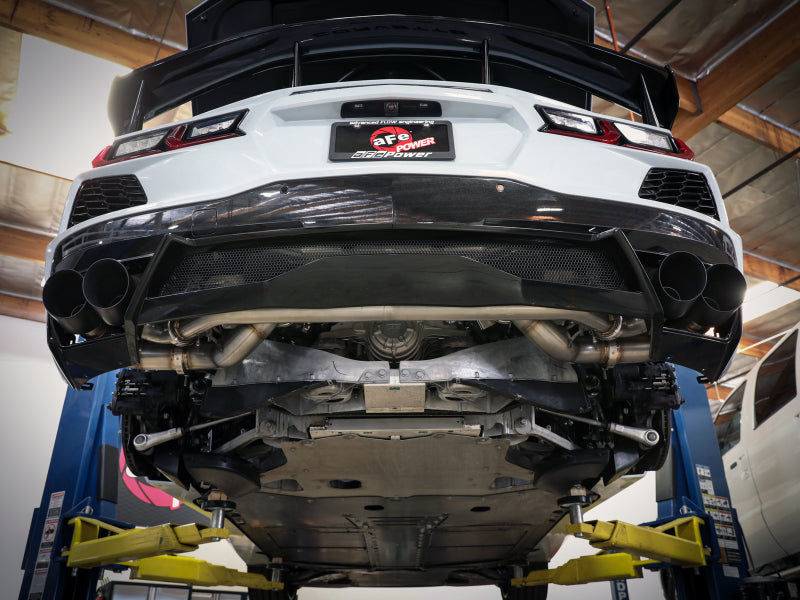 AFe MACH Force-Xp 304 Stainless Steel Cat-Back Exhaust Carbon 2020 Chevrolet Corvette C8-thumbmail-9