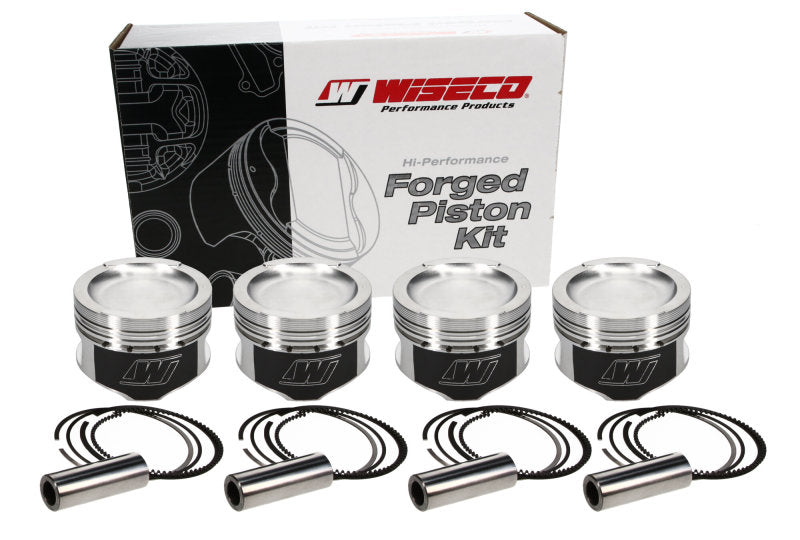 Wiseco Volkswagen ABF 2.0L 16V 83.5mm Bore 11.8:1 CR 8cc Dome Pistons - Set of 4-thumbmail-10