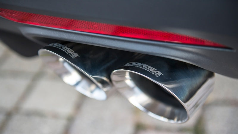 Corsa 15-16 Ford Mustang GT 5.0 3in Axle Back Exhaust Polish Quad Tips (Sport)-thumbmail-3