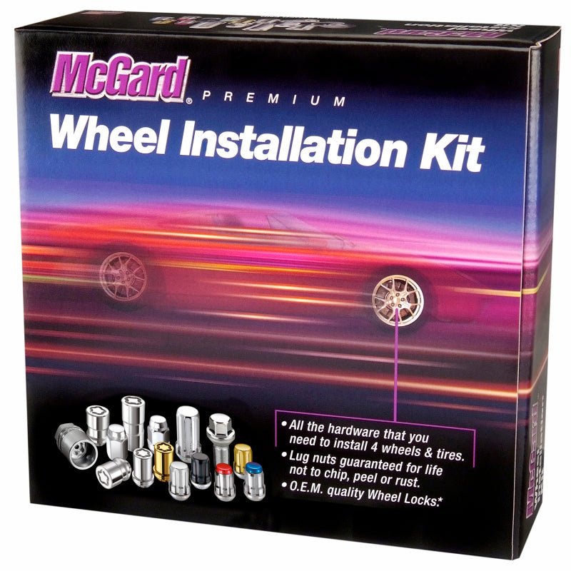 McGard 5 Lug Hex Install Kit w/Locks (Cone Seat Nut) 1/2-20 / 13/16 Hex / 1.5in. Length - Chrome-thumbmail-7