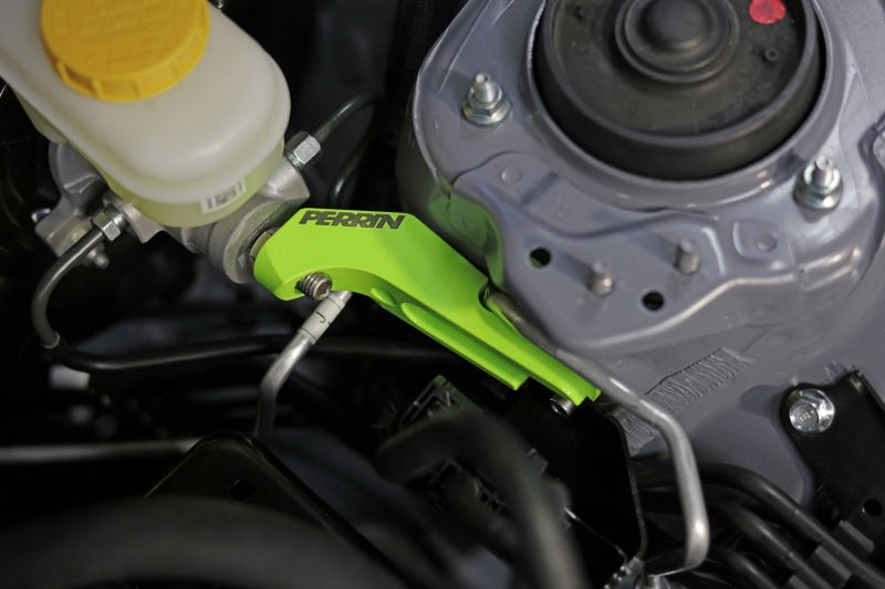 Perrin 13-20 & 2022 Subaru BRZ / 2022 Toyota GR86 Master Cylinder Support - Neon Yellow-thumbmail-3