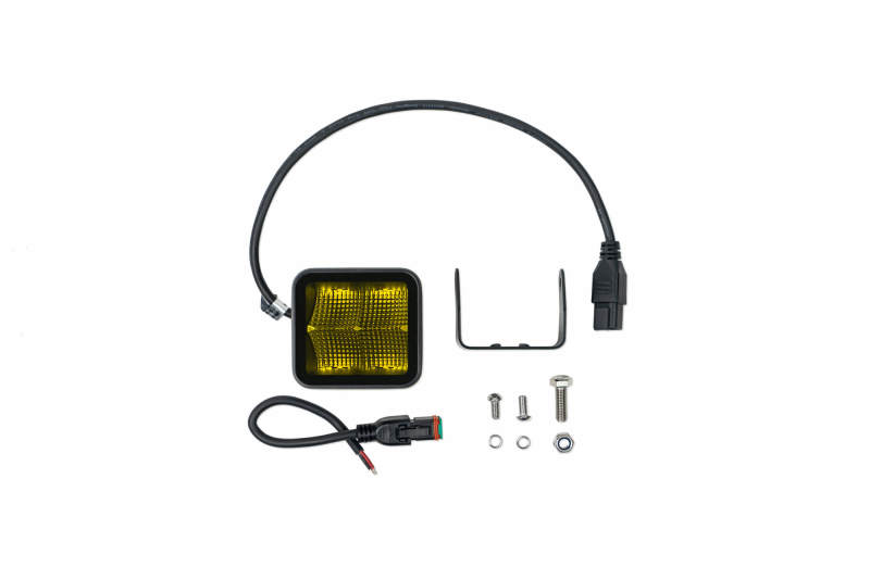 DV8 Offroad 3in Elite Series LED Amber Pod Light-thumbmail-11