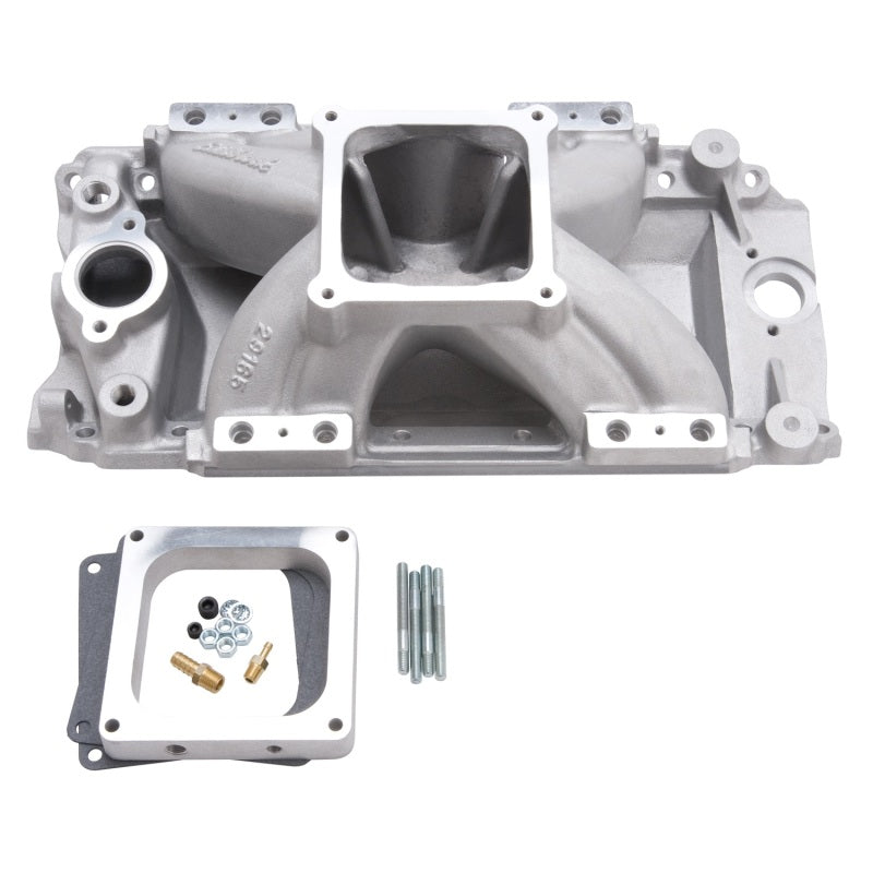 Edelbrock BBC Tall Deck Victor EFI Manifold Dominator Flange-thumbmail-3