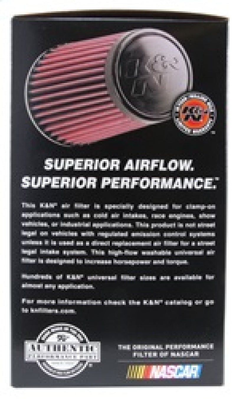 K&N Universal Rubber Filter 4inch FLG / 6inch OD-B / 4-5/8inch OD-T / 9inch H-thumbmail-20