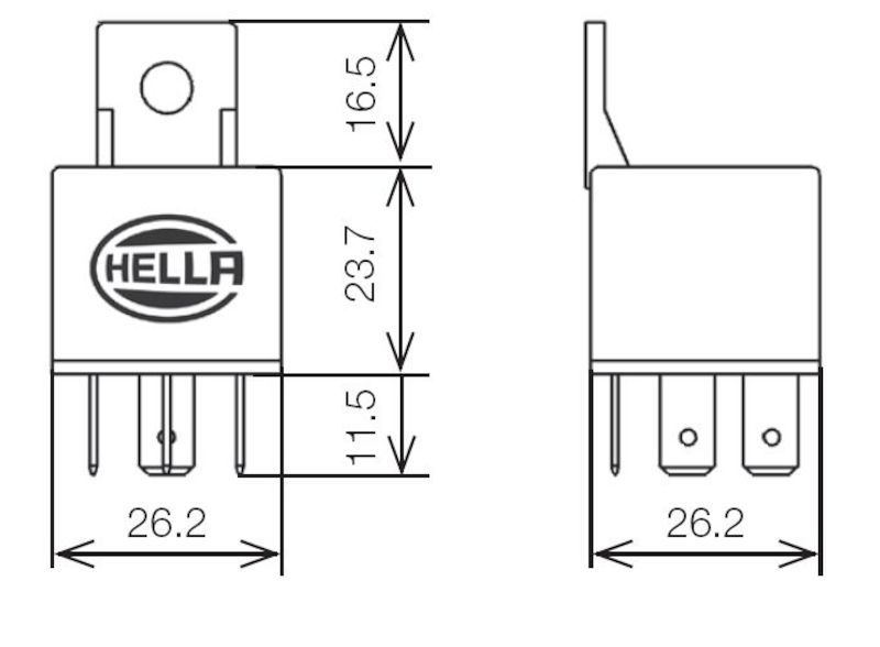 Hella Relay Mini Iso 5 Pole 24V Spdt Res Bkt-thumbmail-4