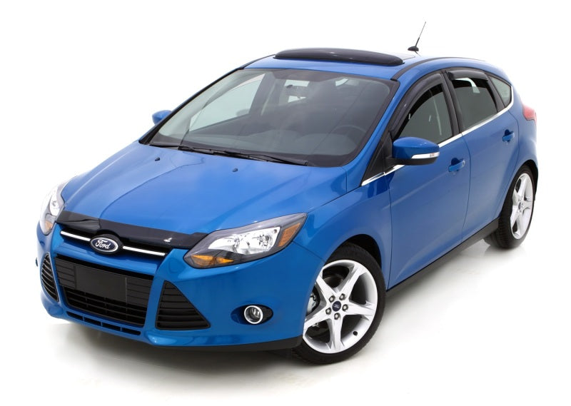 AVS 12-18 Ford Focus Ventvisor Outside Mount Window Deflectors 4pc - Smoke-thumbmail-9