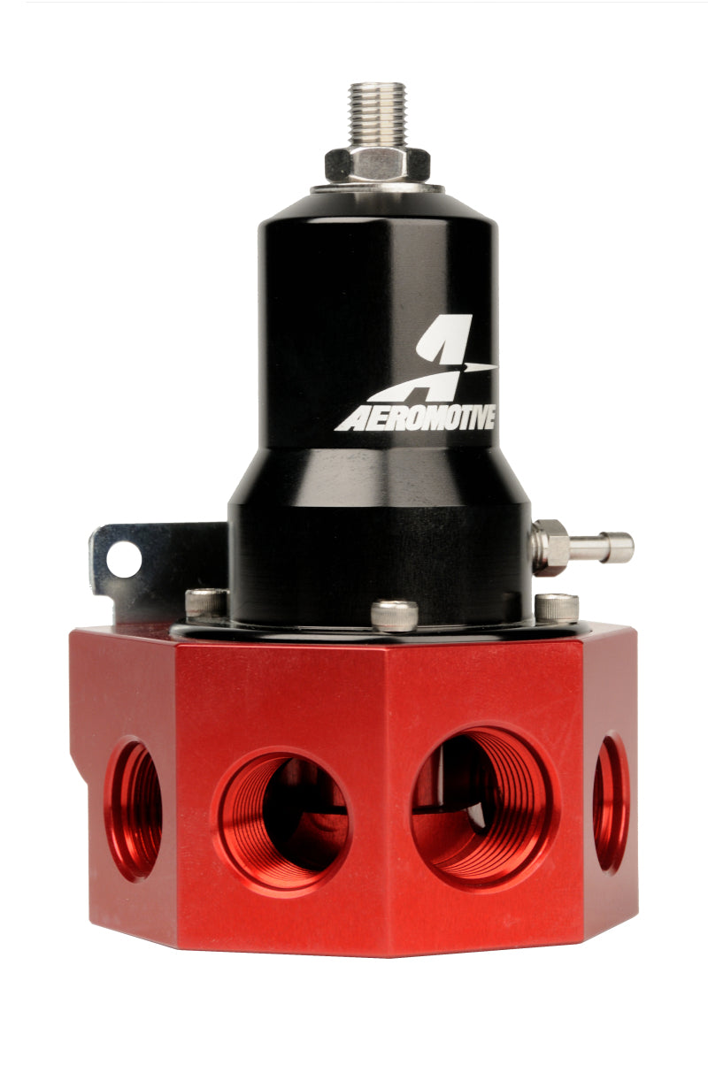 Aeromotive Regulator - 30-120 PSI - .500 Valve - 4x AN-08 and AN-10 inlets / AN-10 Bypass-thumbmail-6