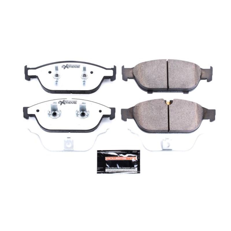 Power Stop 16-18 Audi A6 Front Z26 Extreme Street Brake Pads w/Hardware-thumbmail-1