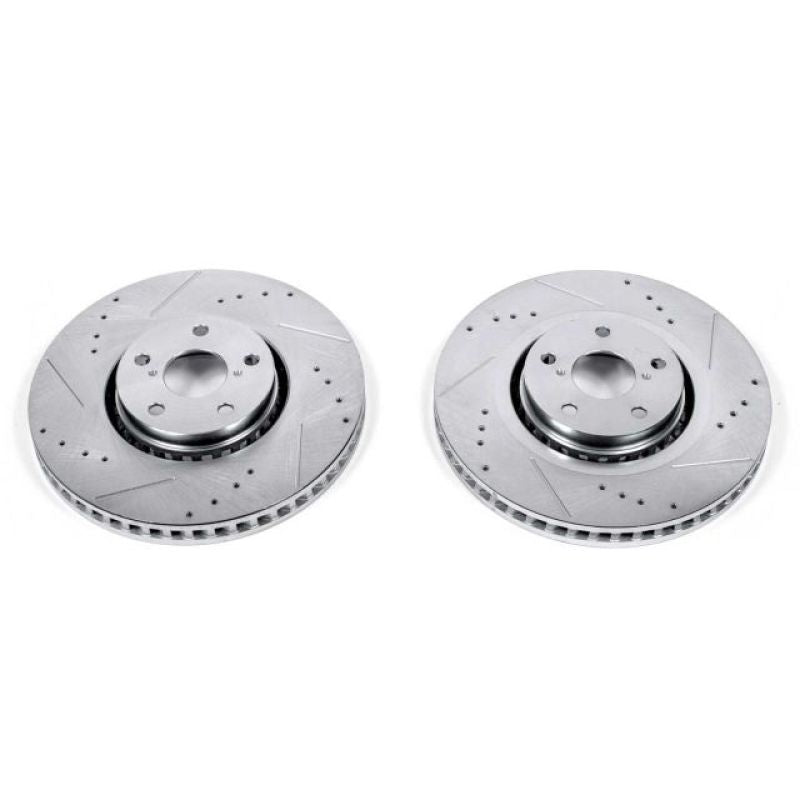 Power Stop 07-11 Lexus GS350 Front Evolution Drilled & Slotted Rotors - Pair-thumbmail-1