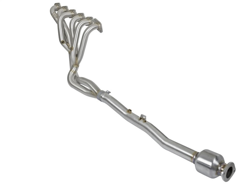 aFe Power Twisted Steel Long Tube Header & Connection Pipes (Street Series) 01-16 Nissan Patrol-thumbmail-9