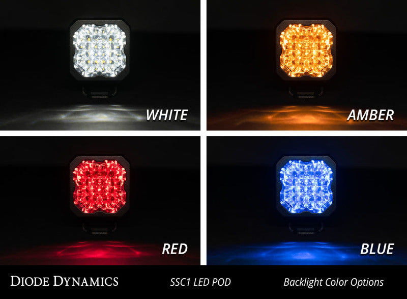 Diode Dynamics Stage Series C1 LED Pod Sport - White Flood Flush ABL Each-thumbmail-7