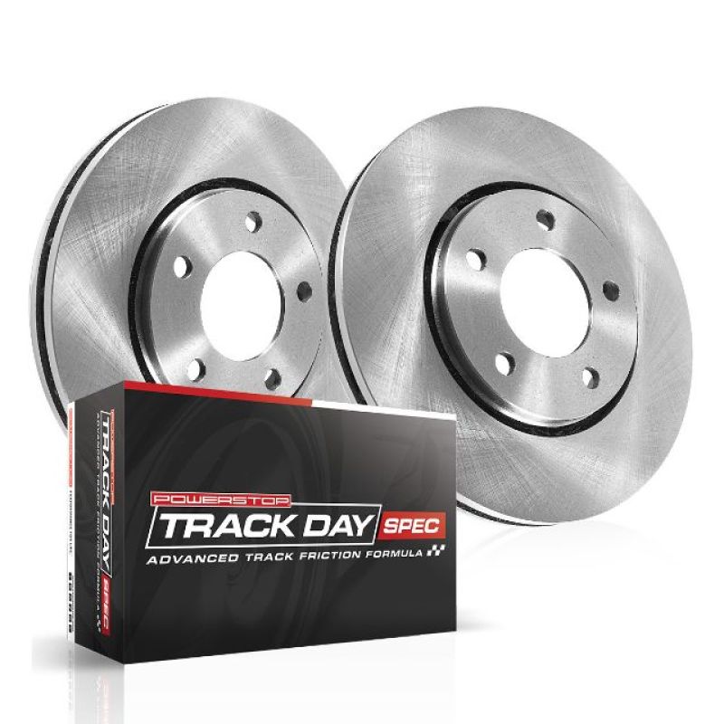 Power Stop 99-02 Volkswagen Cabrio Rear Track Day SPEC Brake Kit-thumbmail-1