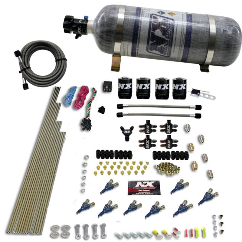 Nitrous Express 8 Cyl Alcohol Nitrous Kit (250-550HP) w/Composite Bottle-thumbmail-2