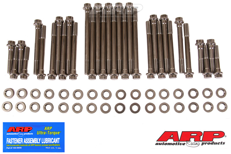 ARP Big Block Chevy With Brodix Aluminum Heads 12pt Head Bolt Kit - Stainless Steel-thumbmail-1