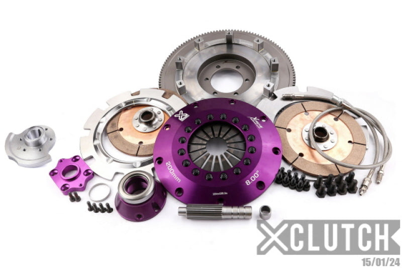 XClutch 93-95 Mazda RX-7 1.3L 8in Twin Solid Ceramic Clutch Kit-thumbmail-2