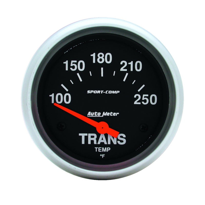 Autometer Sport-Comp 2-5/8in 100-250 Degrees (F) ElectricTransmission Temp Gauge-thumbmail-1