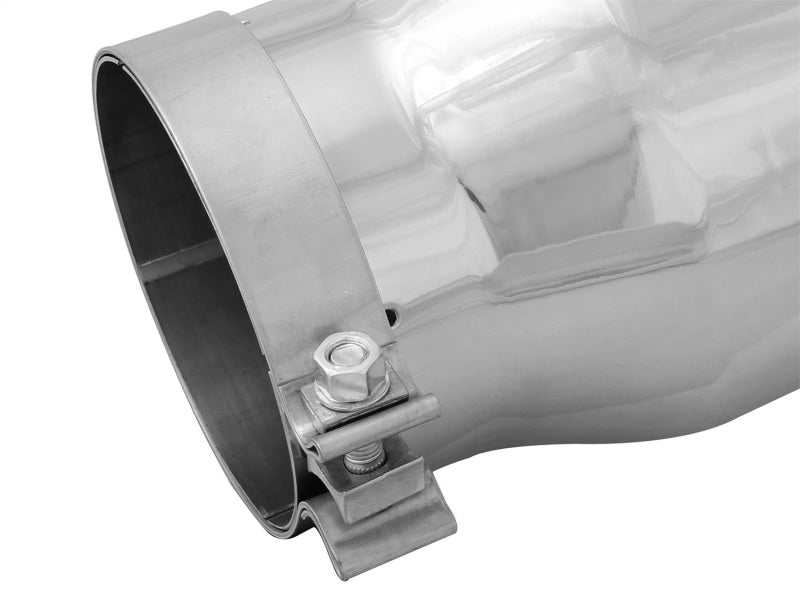 aFe Diesel Exhaust Tip Bolt On Black 5in Inlet x 7in Outlet x 12in - Right-thumbmail-7