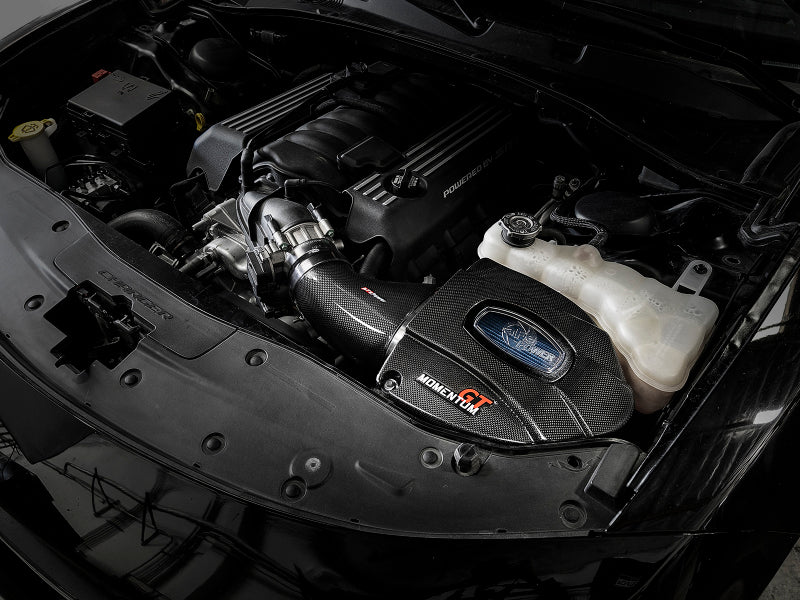 aFe Momentum Black Series Carbon Fiber Pro 5R Air Intake System 11-19 Dodge Charger SRT8 6.4L-thumbmail-2