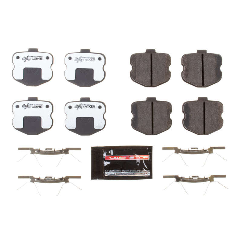 Power Stop 06-13 Chevrolet Corvette Rear Z26 Extreme Street Brake Pads w/Hardware-thumbmail-2
