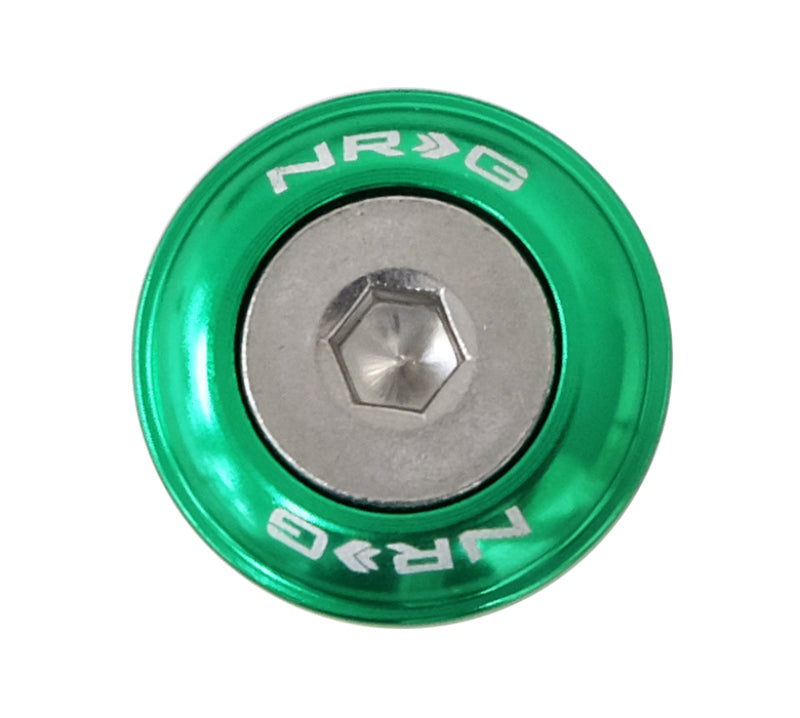 NRG Fender Washer Kit w/Rivets For Plastic (Green) - Set of 10-thumbmail-4