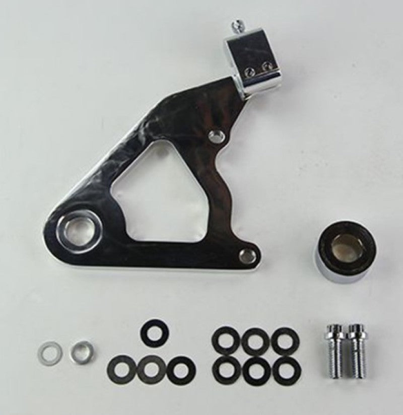 Wilwood Caliper Mounting Kit Polished w/Bracket GP310 2000-Present Softail-thumbmail-1