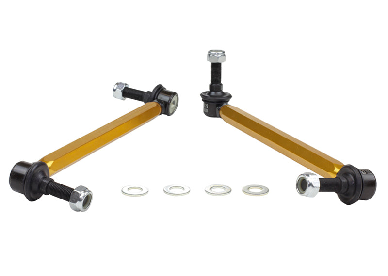 Whiteline 05+ Mustang Coupe 8cyl (Inc Shelby GT/ GT500) Front Swaybar Link Kit H/Duty Adj Steel Ball-thumbmail-4
