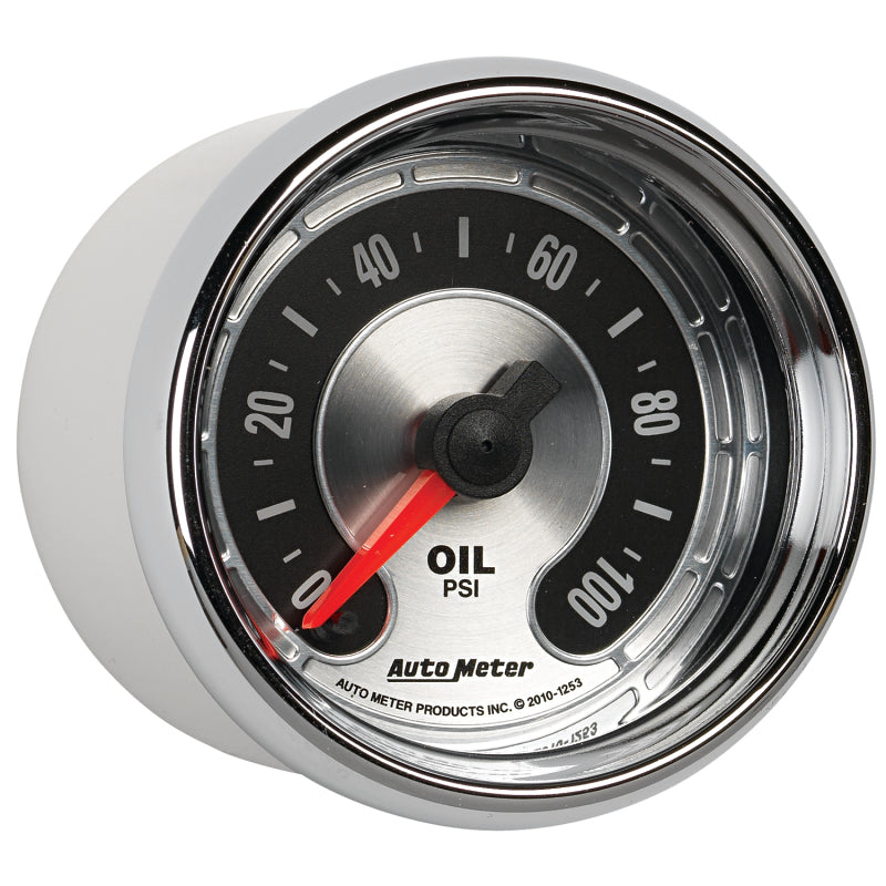 Autometer American Muscle 52mm Full Sweep Electric 0-100 PSI Oil Pressure Gauge-thumbmail-8