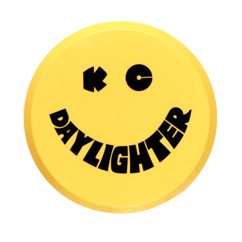 KC HiLiTES 6in. Round Hard Cover for Daylighter/SlimLite/Pro-Sport (Single) - Yellow w/Black Smile-thumbmail-2