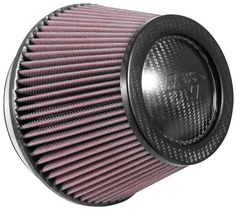 K&N Universal CarbonFiber Filter 6in Flange / 7-1/2in OD-B / 5-1/8in OD-T / 5in H-thumbmail-3