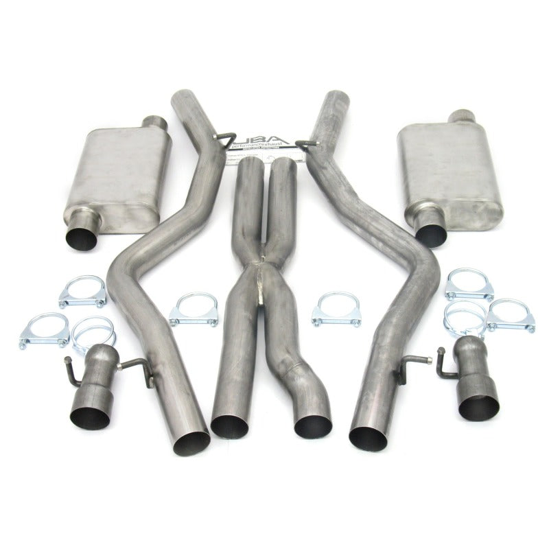 JBA 08-14 Dodge Challenger SRT8 6.1L/6.4L 409SS Dual Rear Exit Cat-Back Exhaust-thumbmail-2