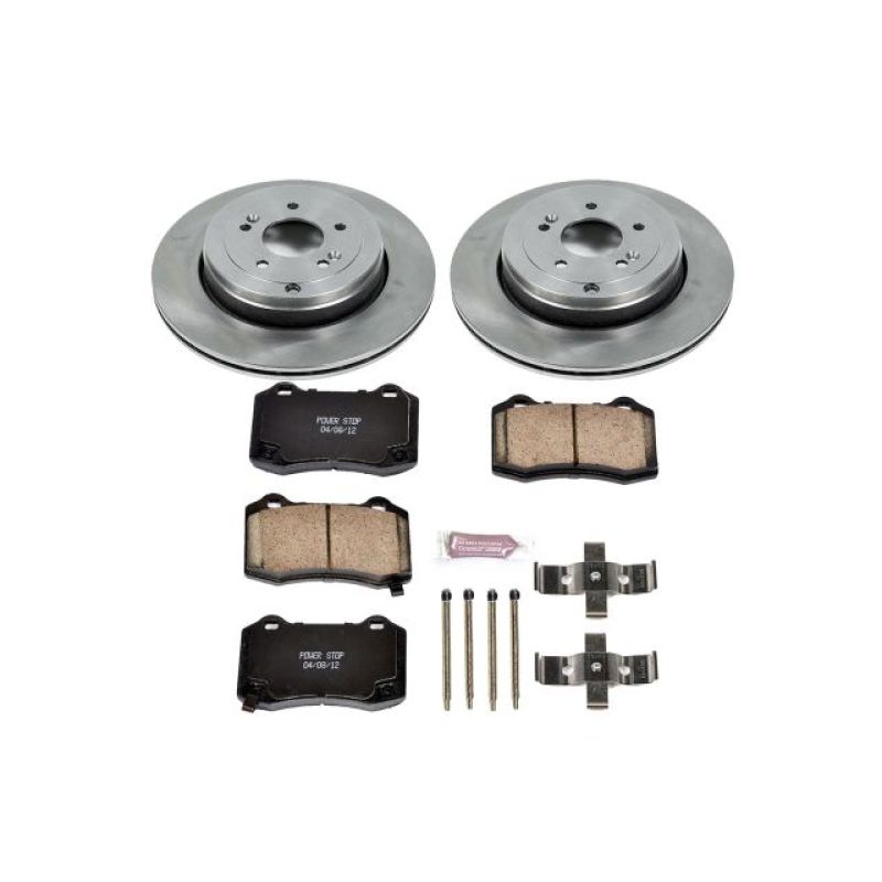 Power Stop 10-16 Hyundai Genesis Coupe Rear Autospecialty Brake Kit-thumbmail-1