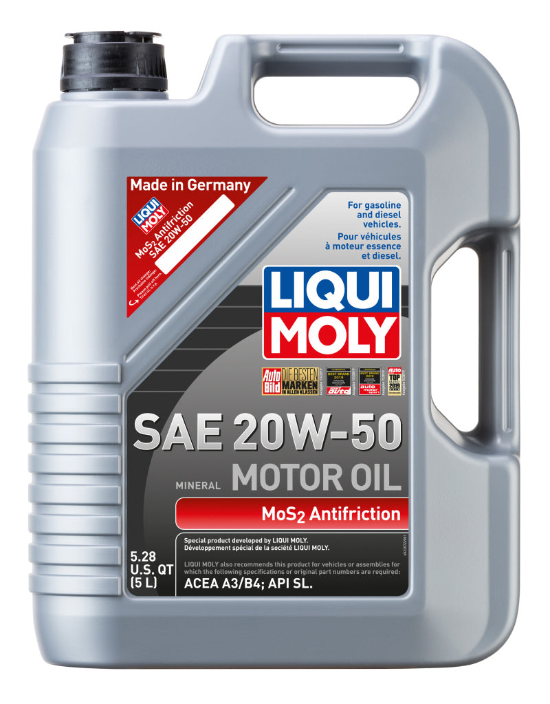 LIQUI MOLY 5L MoS2 Anti-Friction Motor Oil 20W50-thumbmail-1