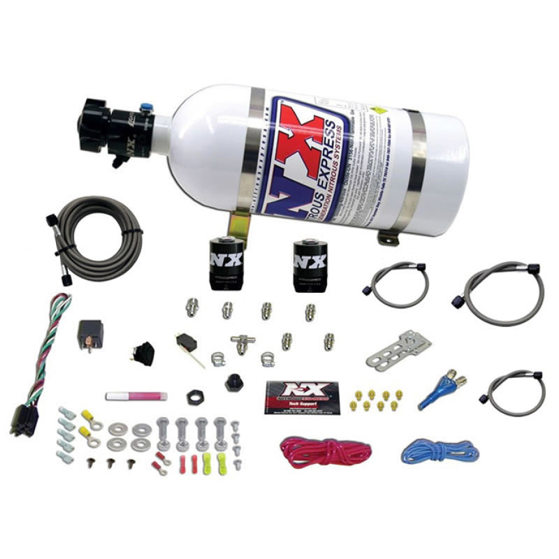 Nitrous Express All Sport Compact EFI Single Nozzle Nitrous Kit (35-50-75HP) w/10lb Bottle-thumbmail-2
