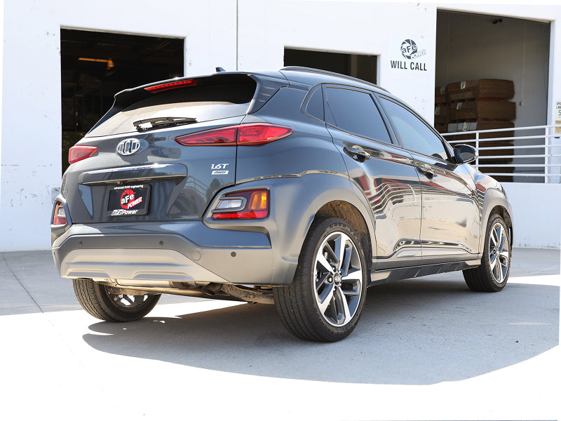 aFe Takeda 2-1/2in 304 SS Axle-Back Exhaust 18-21 Hyundai Kona L4 1.6L (t)-thumbmail-4
