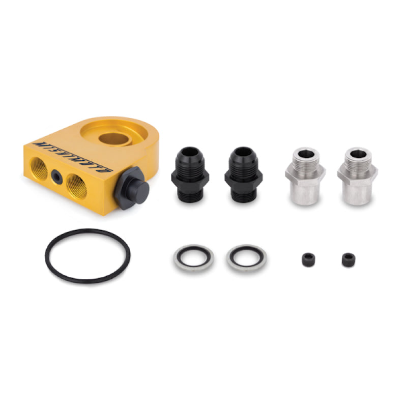 Mishimoto Universal Thermostatic 25 Row Oil Cooler Kit (Black Cooler)-thumbmail-8