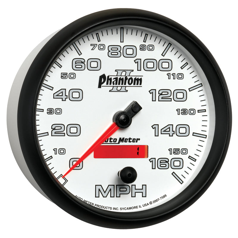 Autometer Phantom II 5in Electrical Programmable Speedometer 150MPH-thumbmail-5