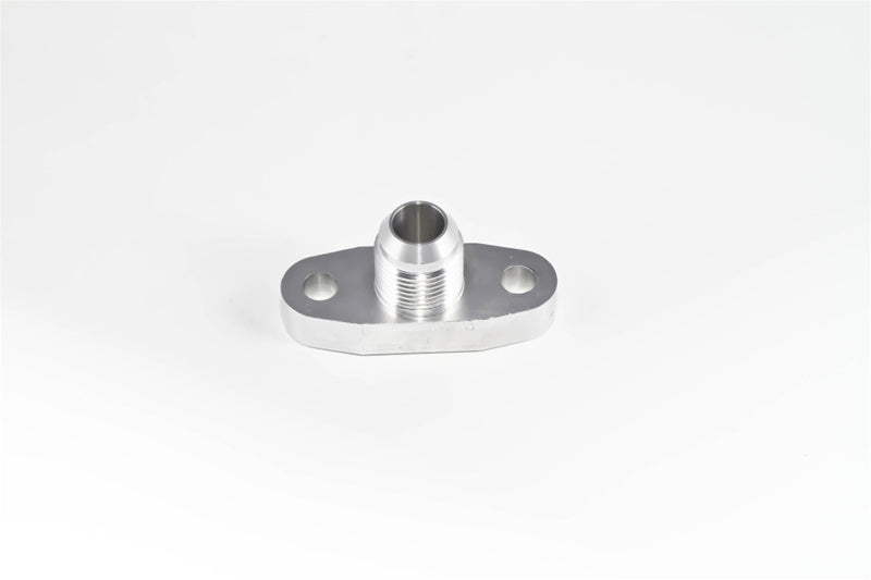 Torque Solution Billet Oil Drain Flange w/ Integrated -10 Flare: Universal T3/T4 & PTE Turbos-thumbmail-1