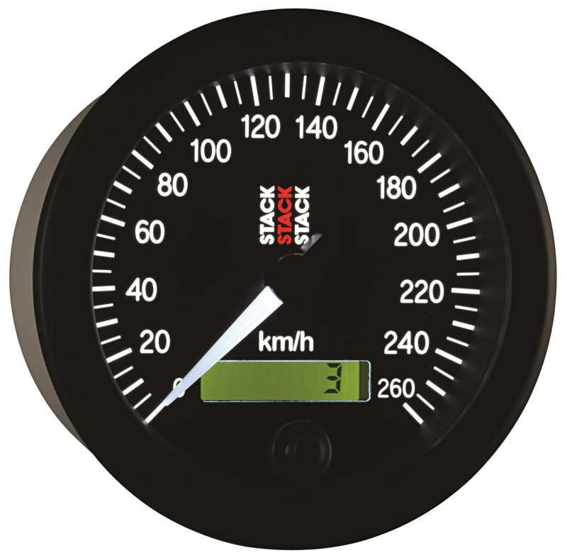 Autometer Stack 88mm 0-260 KM/H Electronic Speedometer - Black-thumbmail-6
