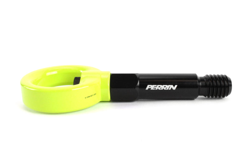 Perrin 2020 Toyota Supra Tow Hook Kit (Front) - Neon Yellow-thumbmail-8