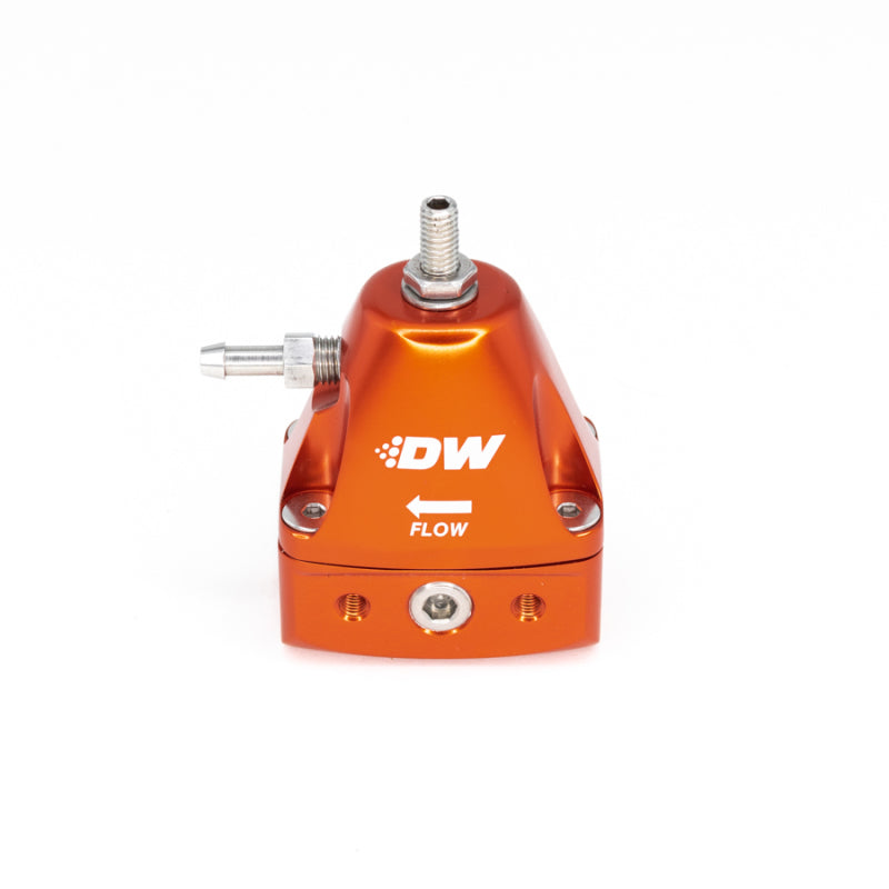 DeatschWerks DWR1000iL In-Line Adjustable Fuel Pressure Regulator - Orange-thumbmail-2
