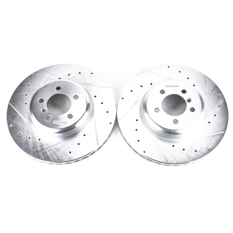 Power Stop 13-15 BMW 335i Front Evolution Drilled & Slotted Rotors - Pair-thumbmail-2