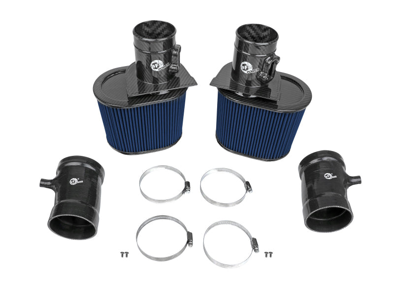aFe 15-21 Lamborghini Huracan V10-5.2L Track Series Intake System w/ Pro 5R Filter-thumbmail-8