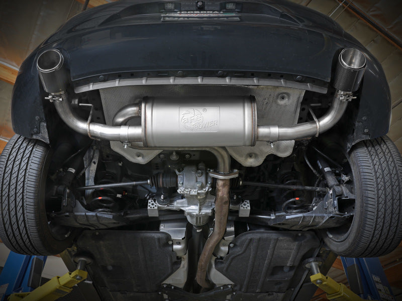 aFe 19-22 Mazda 3 L4 2.5L Takeda 3in to 2-1/2in 304 Stainless Steel Axle-Back Exhaust w/Polished Tip-thumbmail-3